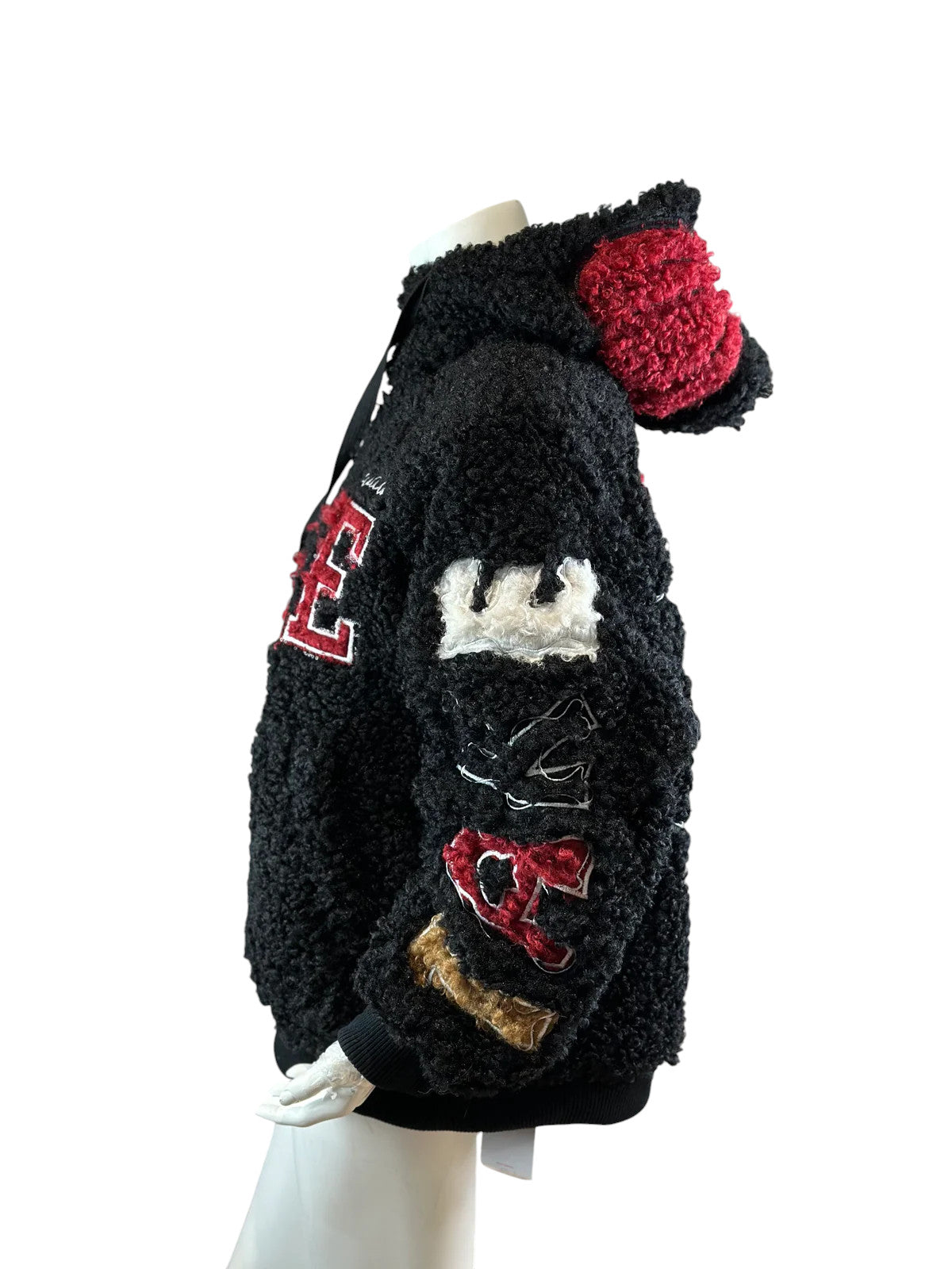 Mickey Teddy Jacke in Schwarz