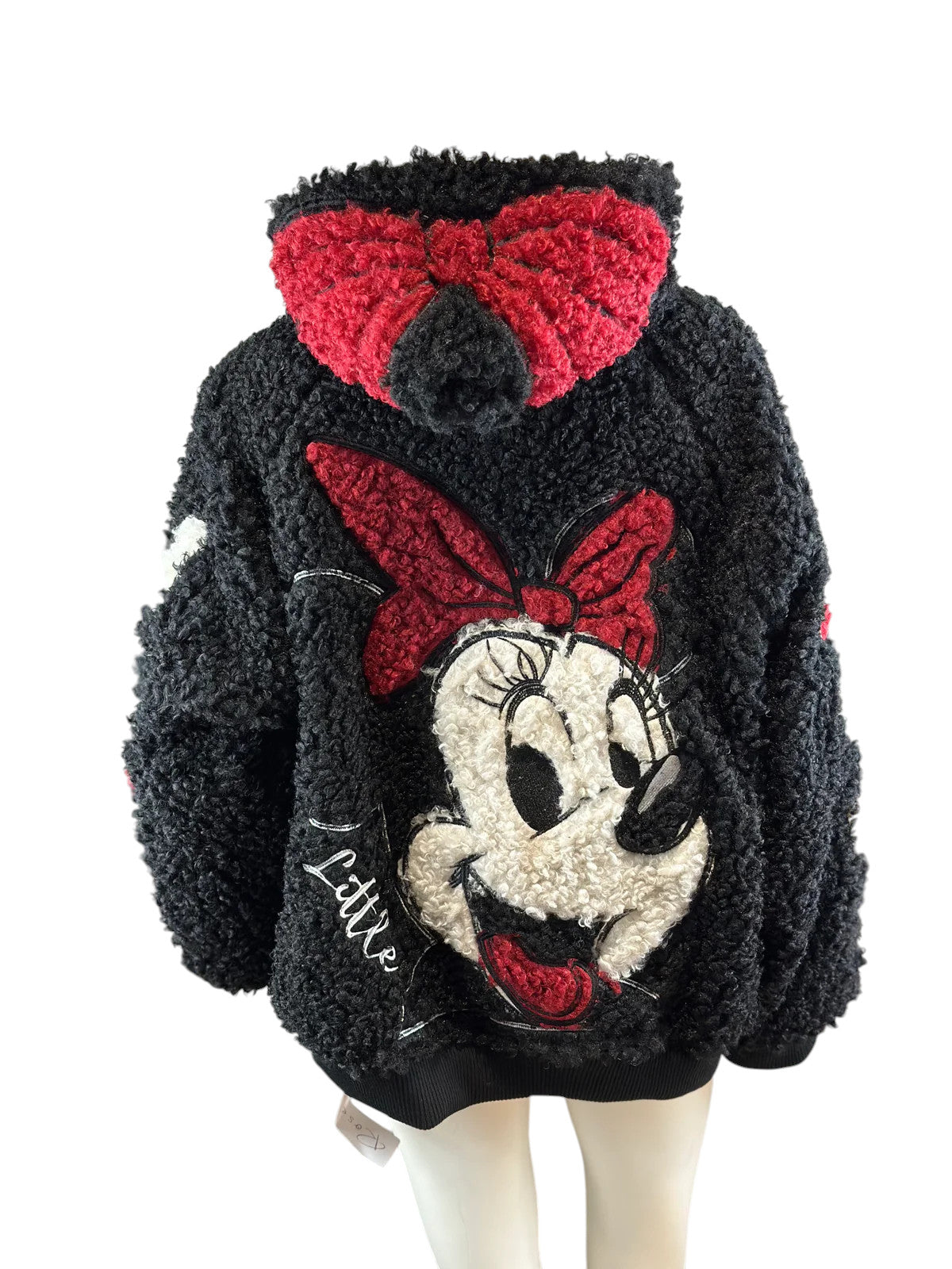Mickey Teddy Jacke in Schwarz