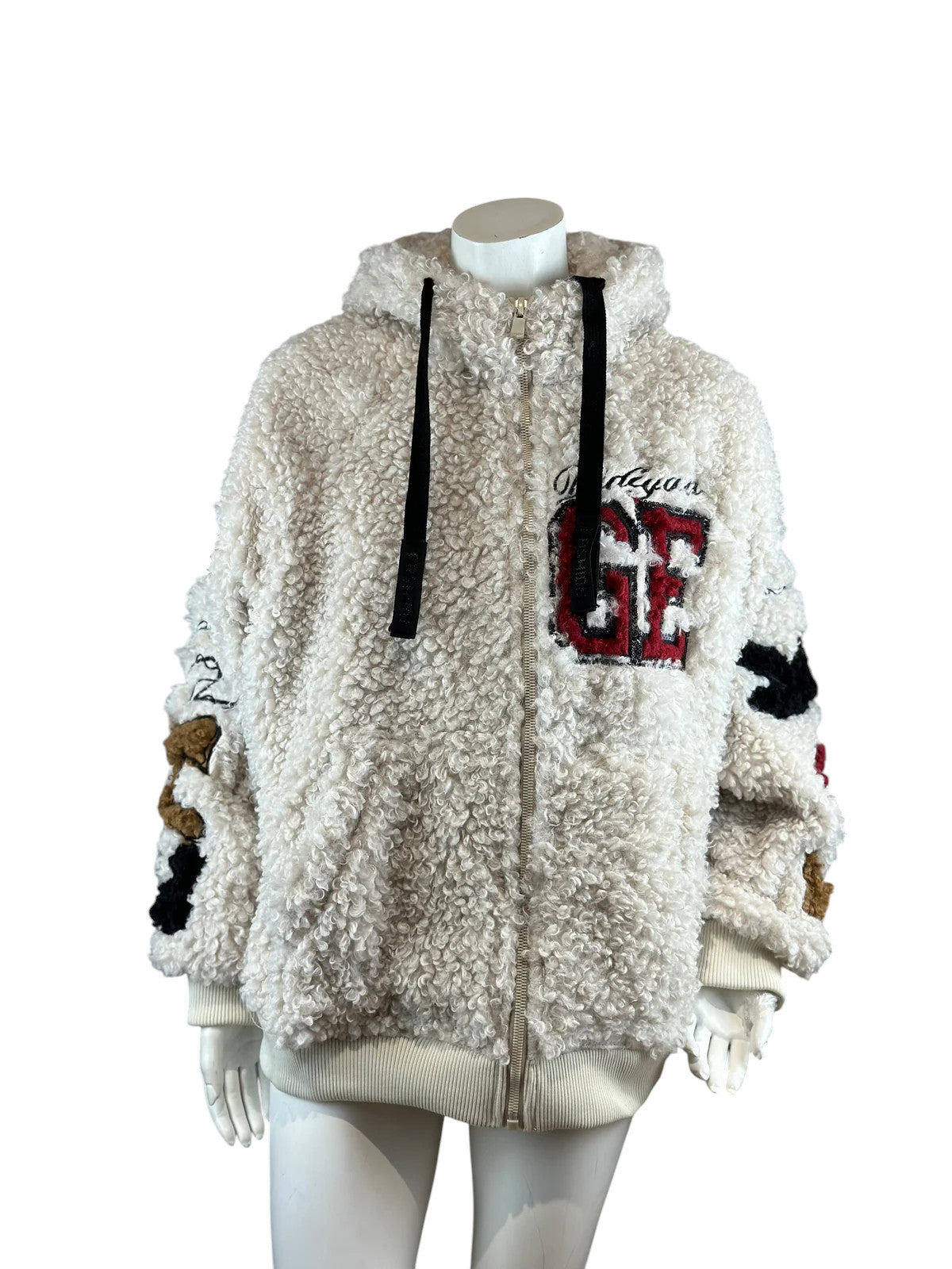 Mickey Teddy Jacke in Weiß