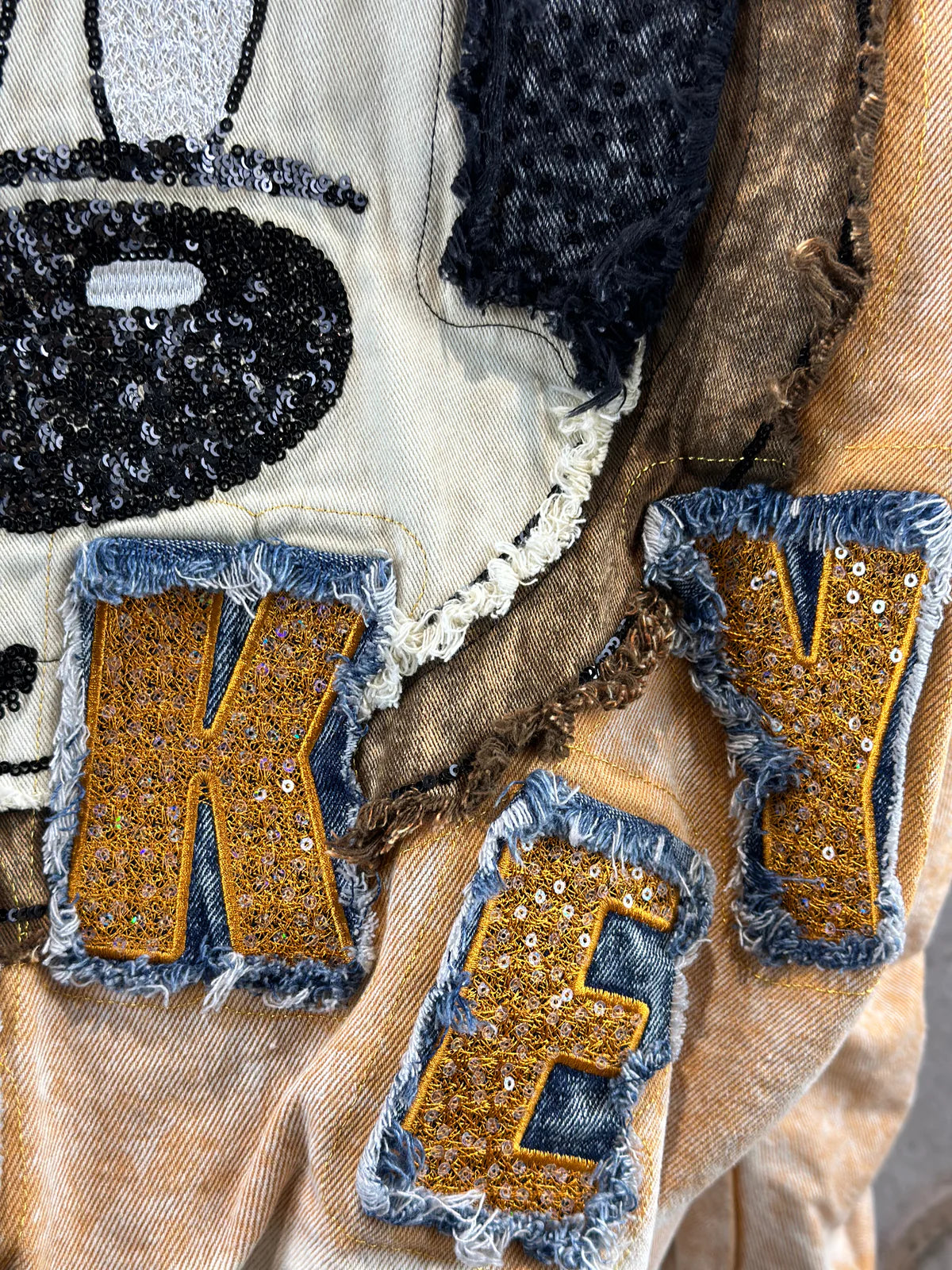 Mickey Jeans Bomber Jacke