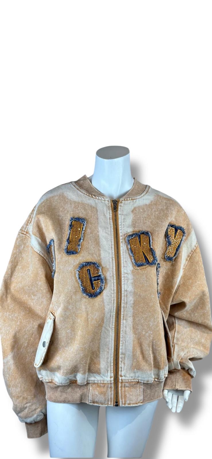 Mickey Jeans Bomber Jacke
