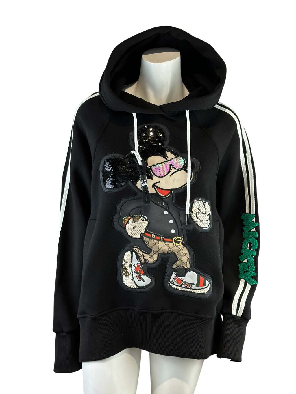 Mickey Hoodie in Schwarz
