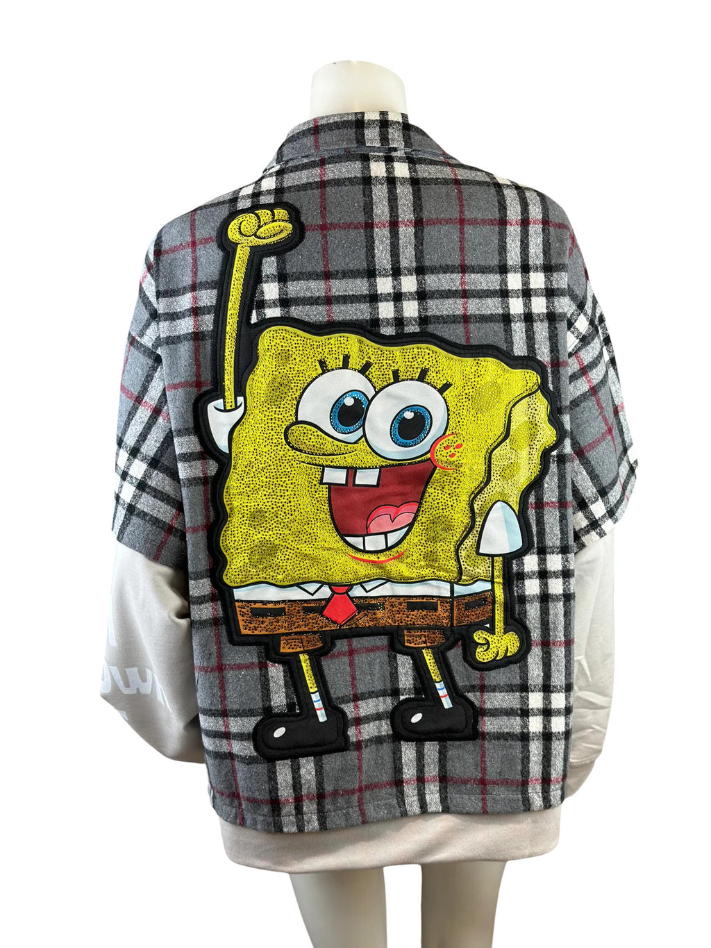 Spongebob Blusen Jacke in Grau