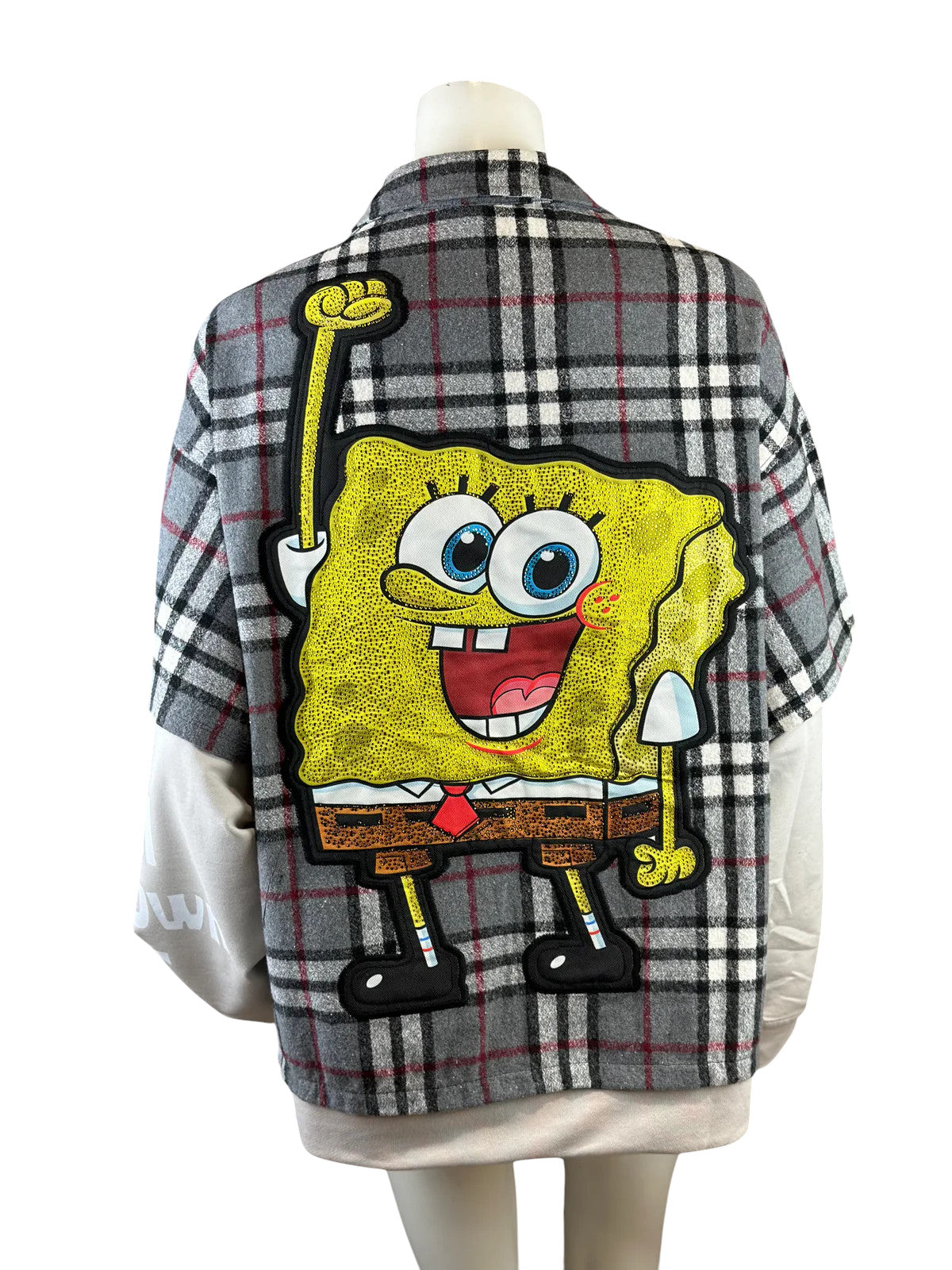 Spongebob Blusen Jacke in Grau