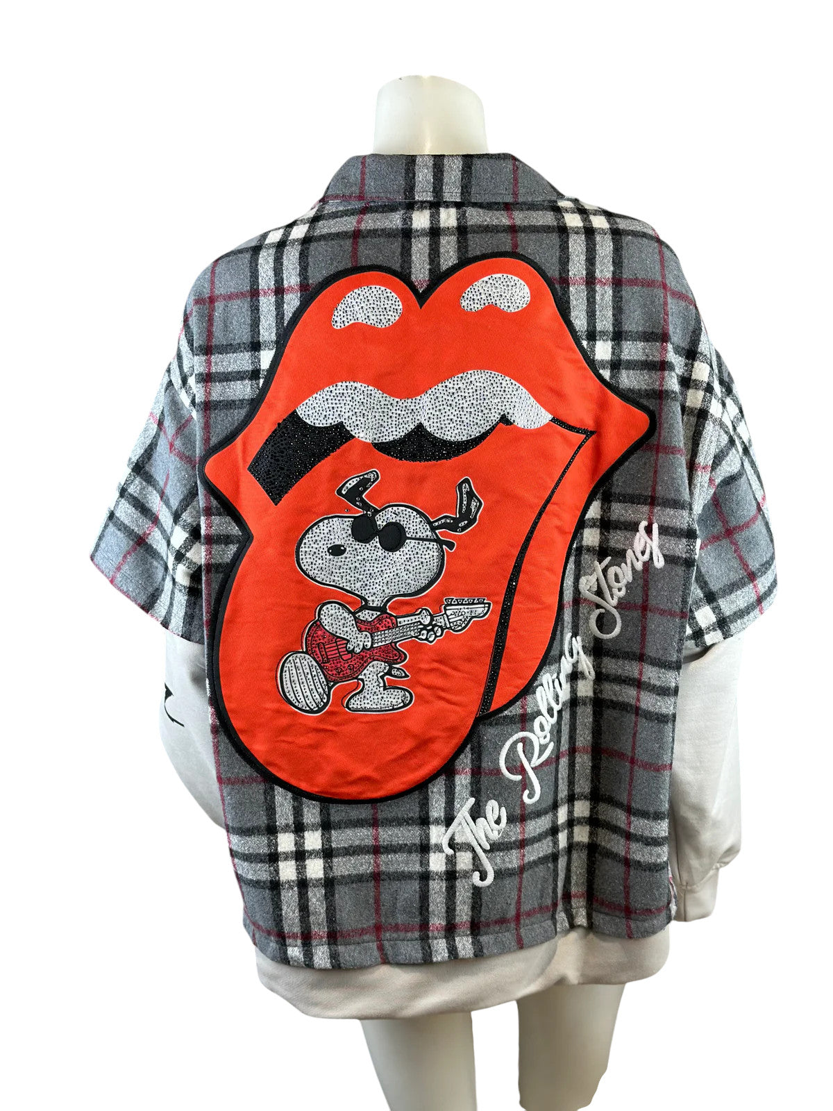 Snoopy Blusen Jacke in Grau