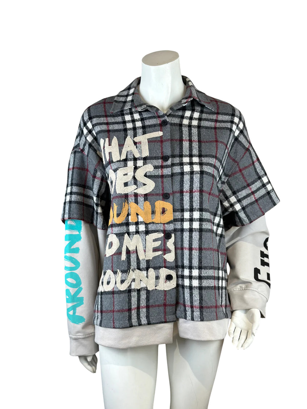 Donald Blusen Jacke in Grau