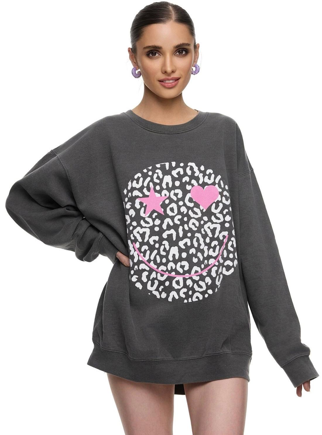 Oversize Pullover Smiley