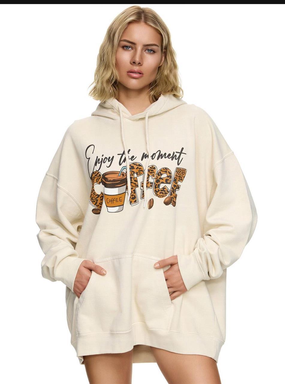 Oversize Hoodie Coffee