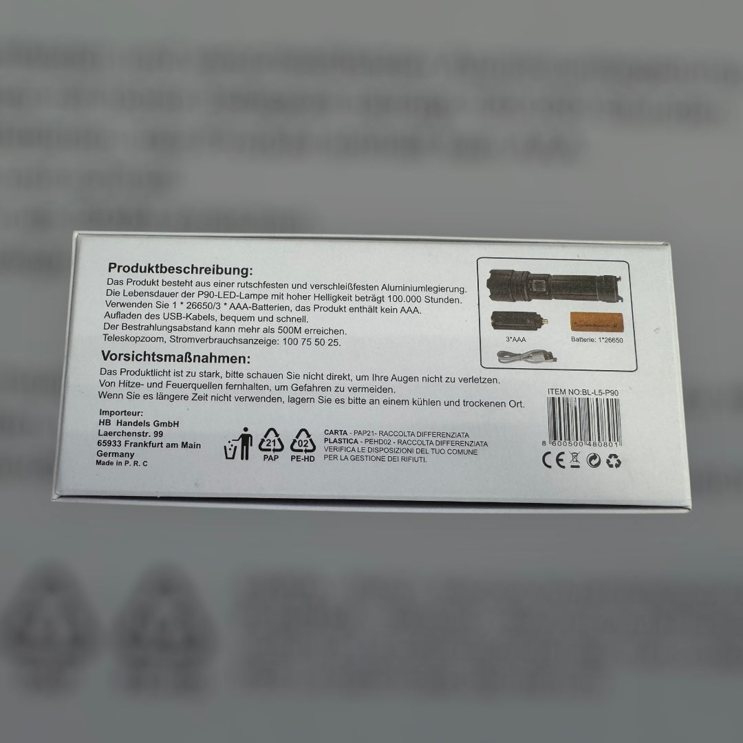 LED-Taschenlampe – iM2 TEC BL-L5-P90