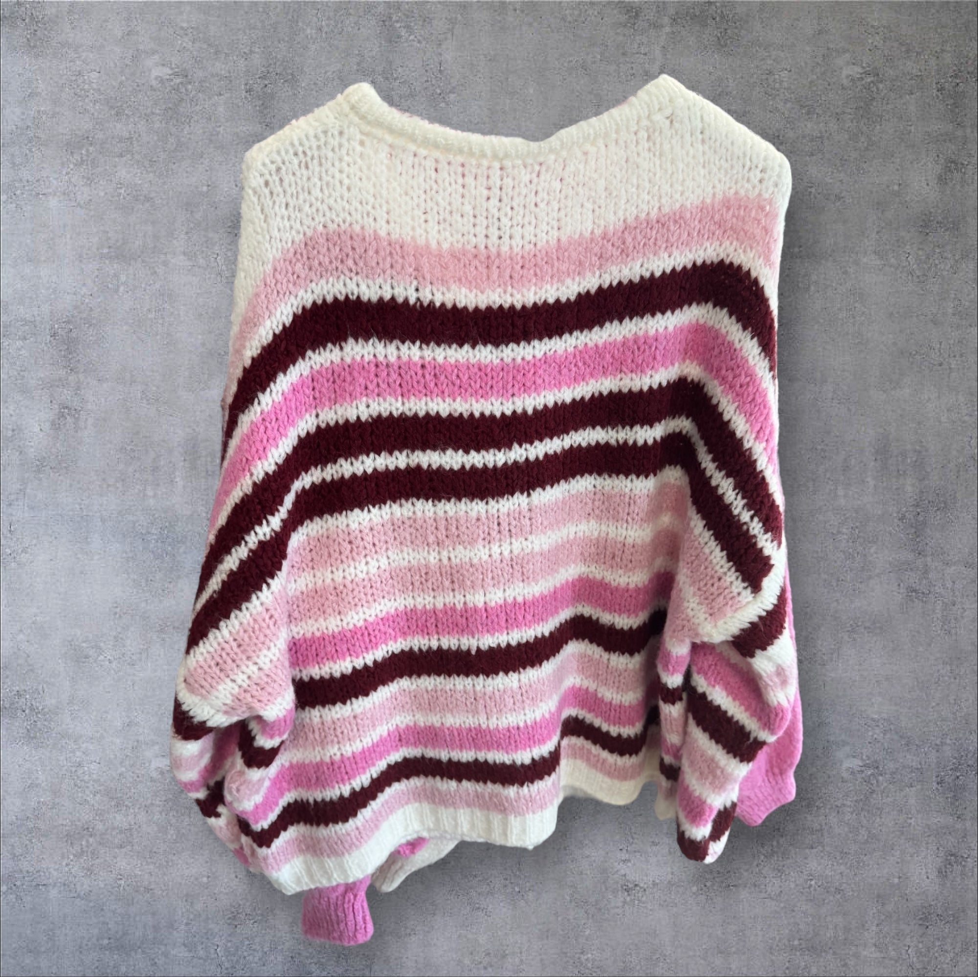 Strick Jacke mit Schleifen