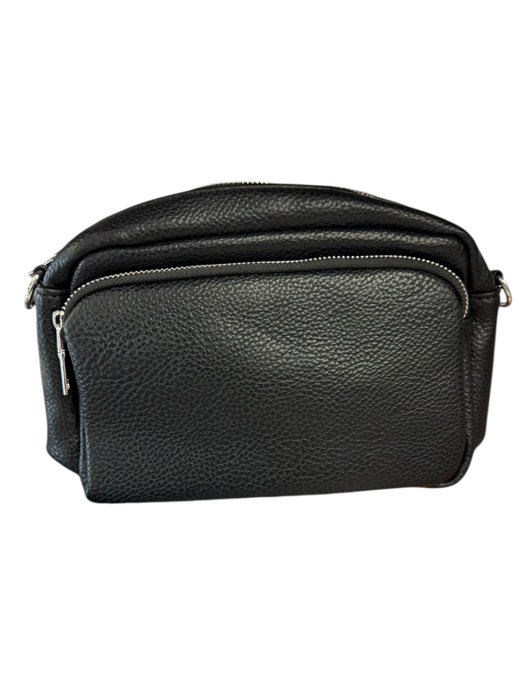 Schultertasche Duo Schwarz