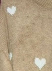 Strick Herz Pullover