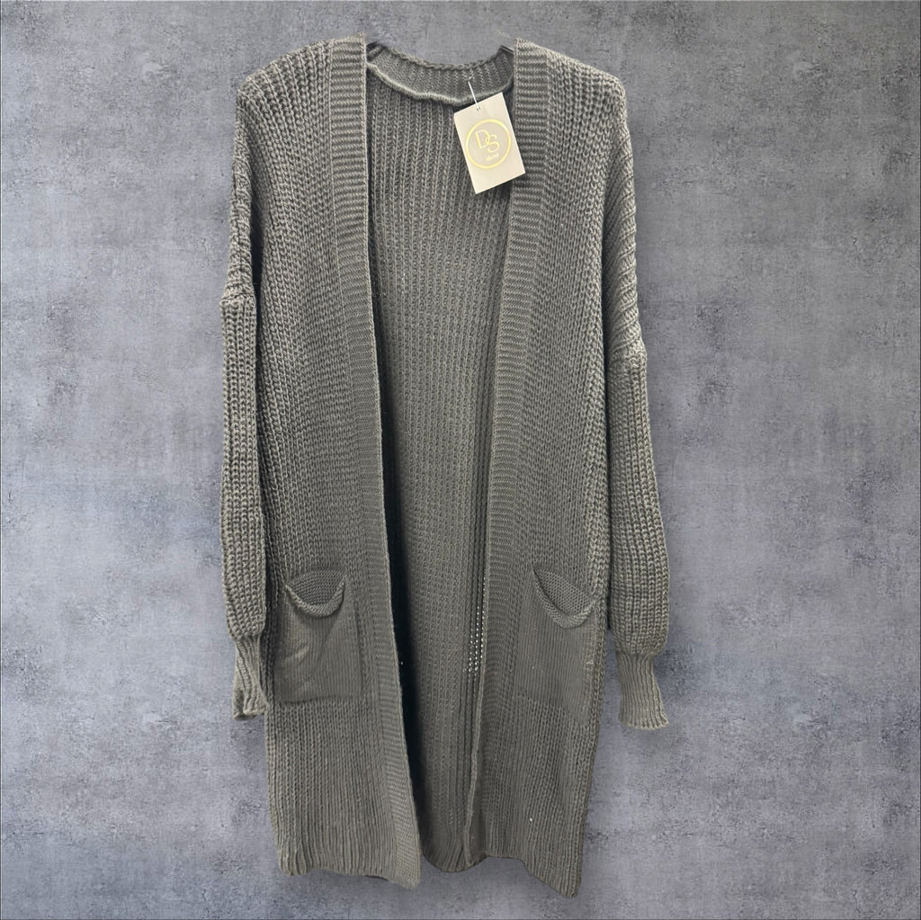 Strick-Cardigan mit Taschen  - versch. Farben
