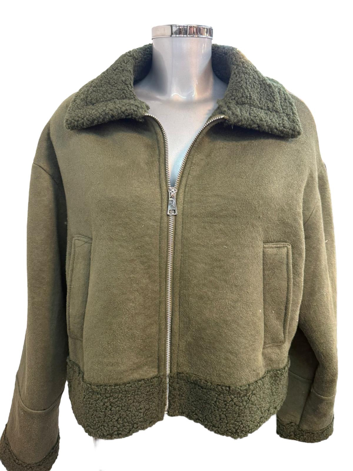 Damen Teddy Übergangs - Winterjacke