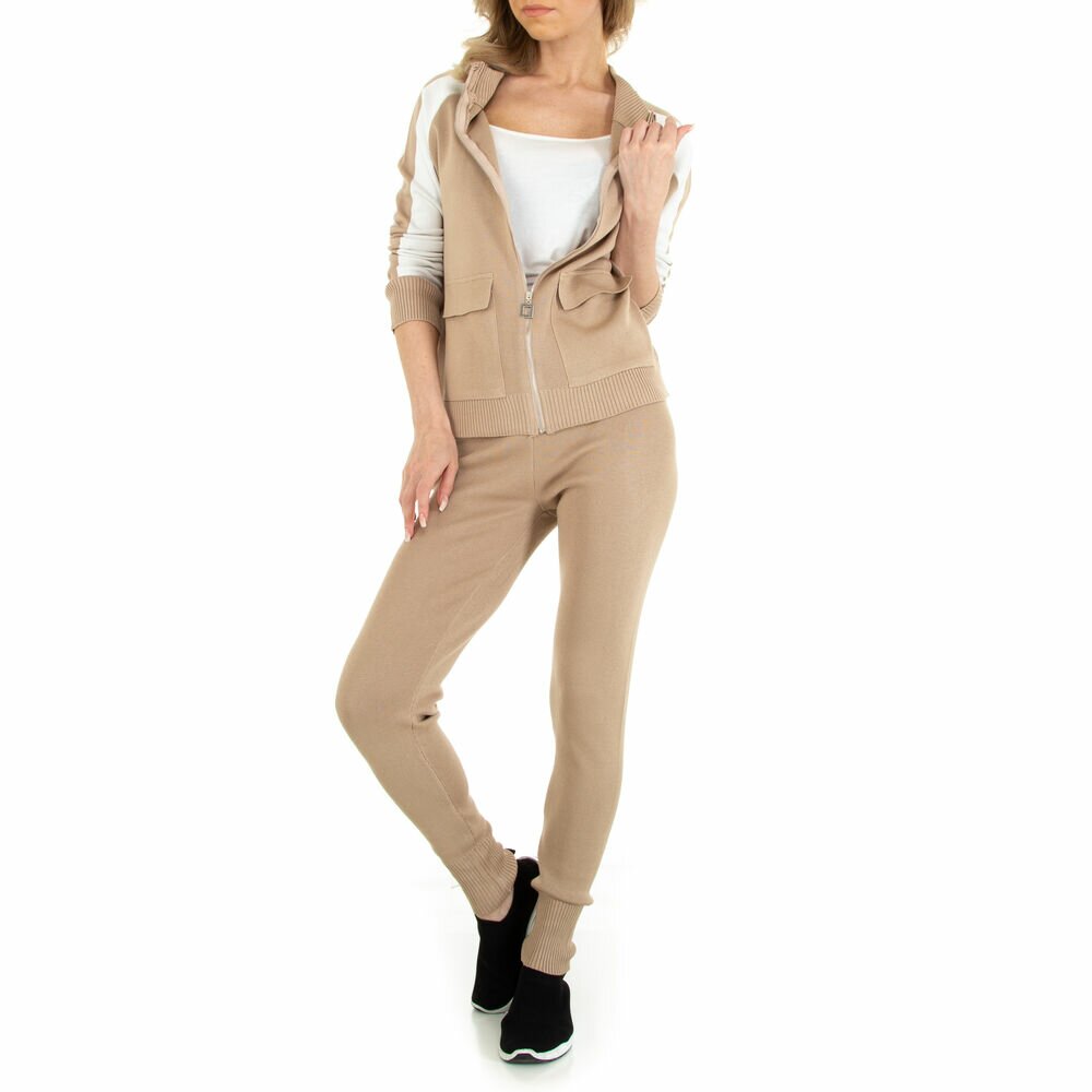 Damen Zweiteiler Beige