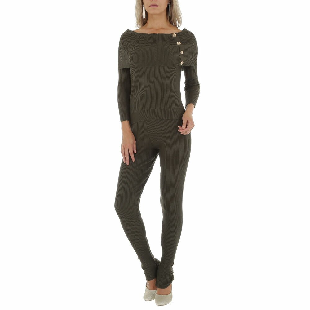 Damen Zweiteiler Khaki