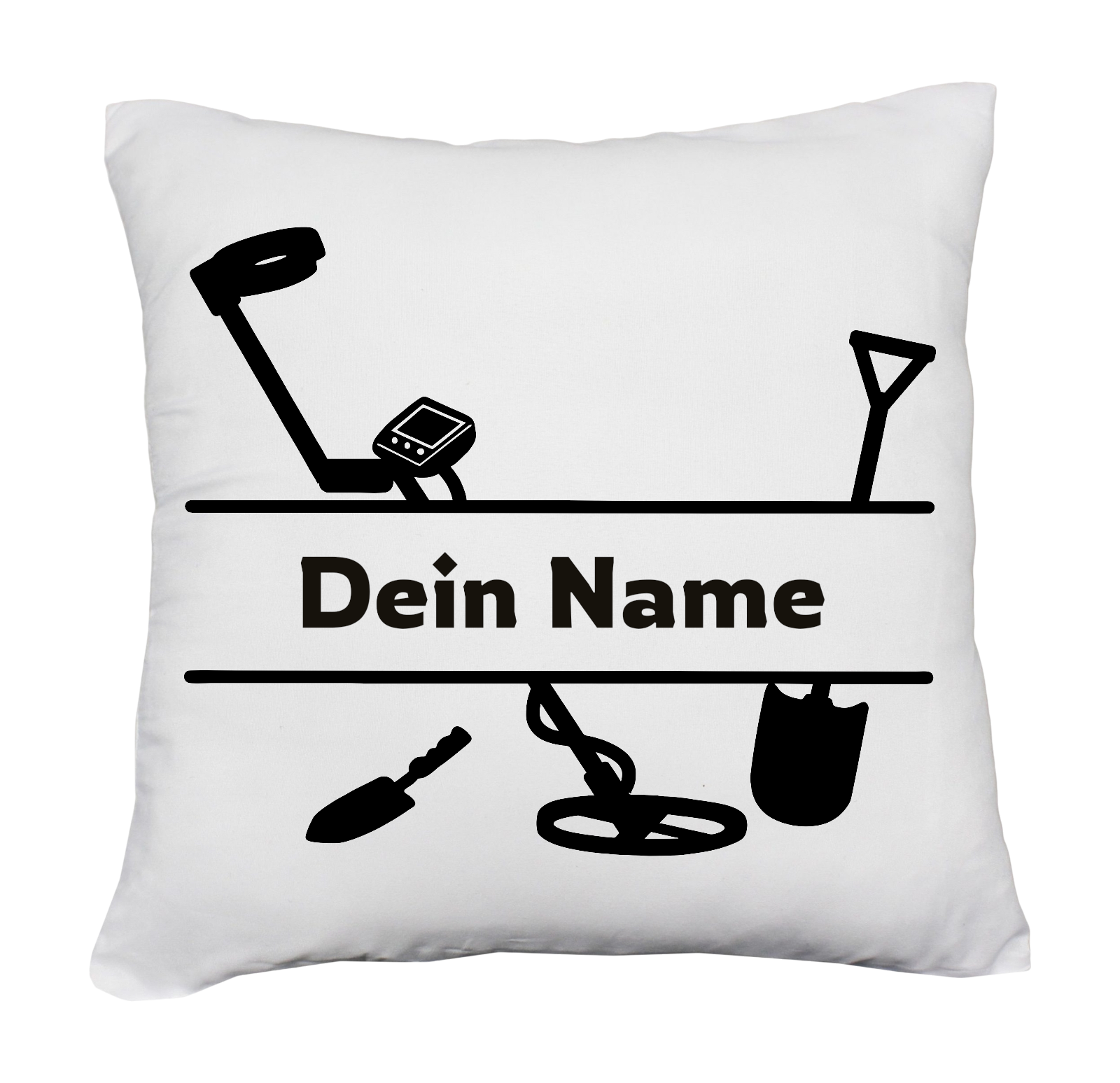 Sondelgänger Schatzsucher Kissen