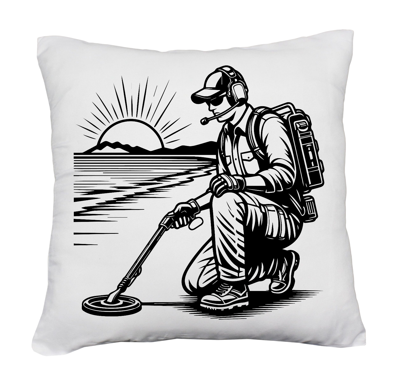 Sondelgänger Schatzsucher Kissen