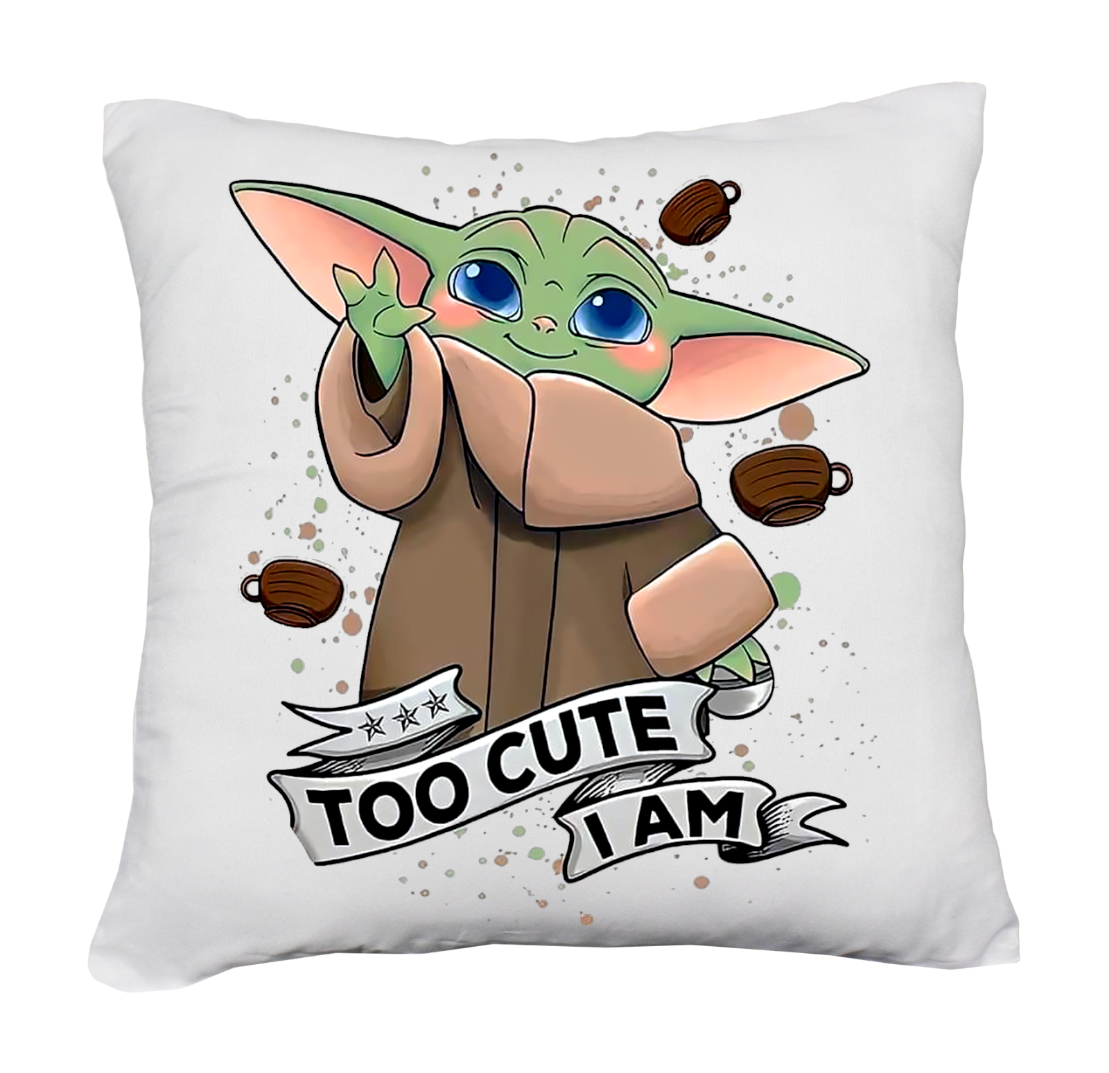 Baby Yoda Grogu Kissen