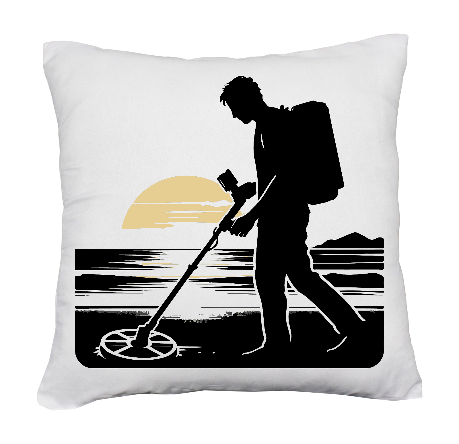 Sondelgänger Schatzsucher Kissen