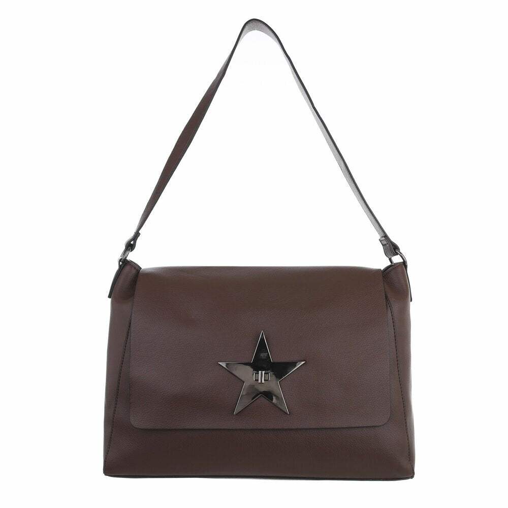 Damen Schultertasche - Stern Braun