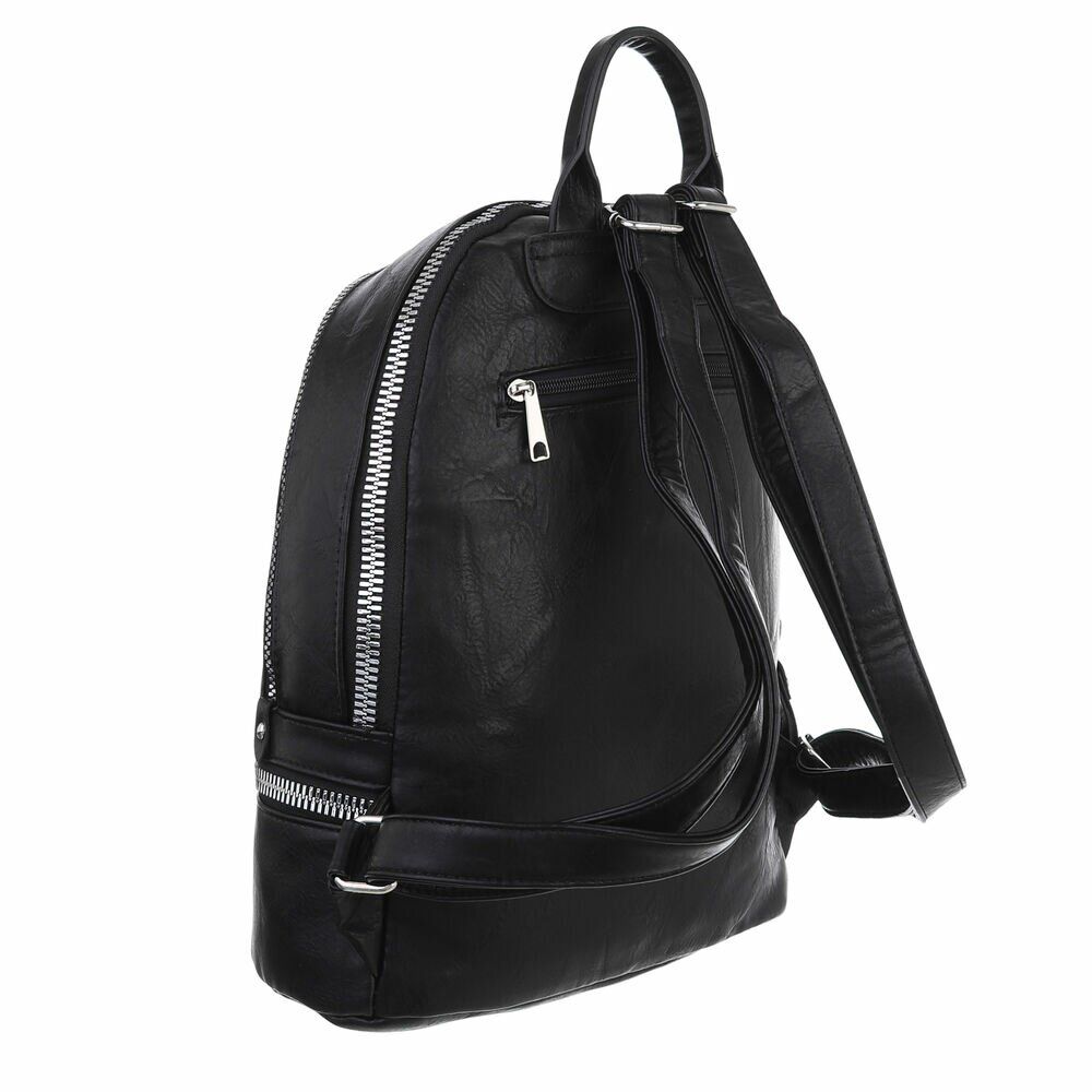 Damen Rucksack - Three in One Schwarz