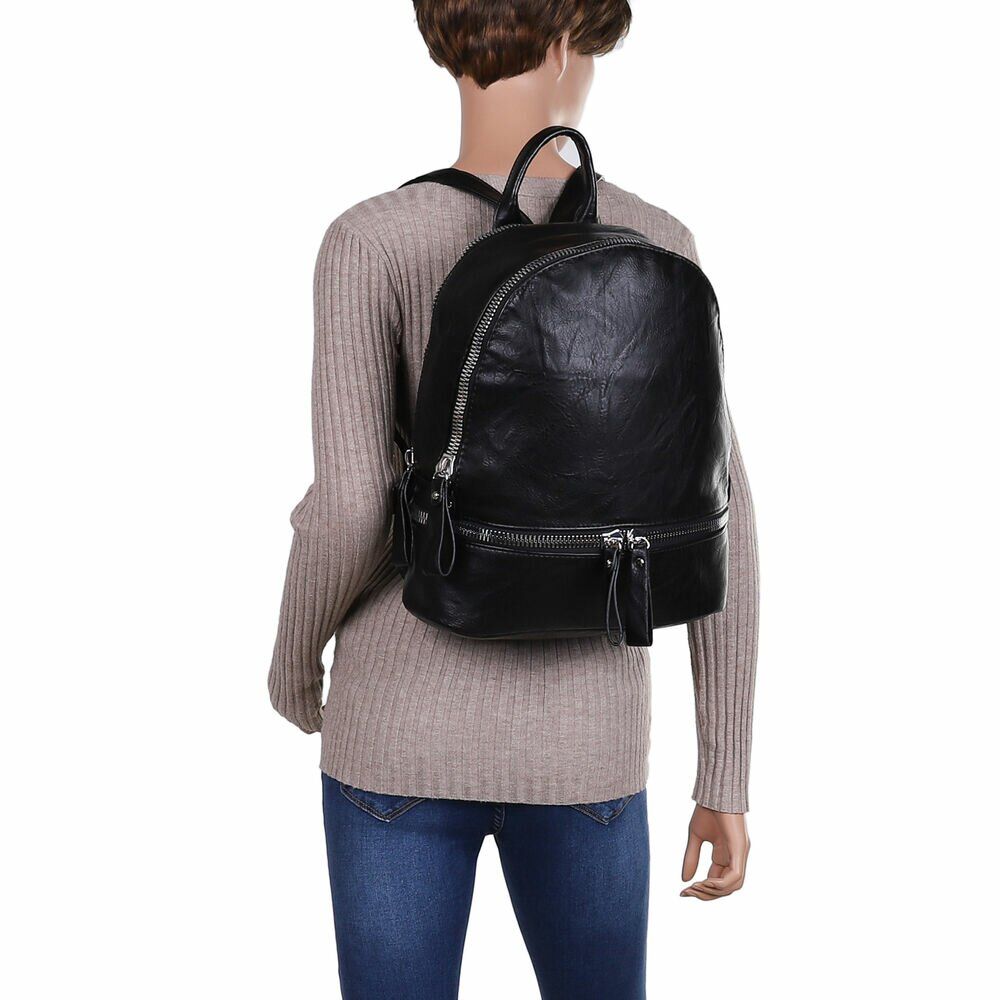Damen Rucksack - Three in One Schwarz