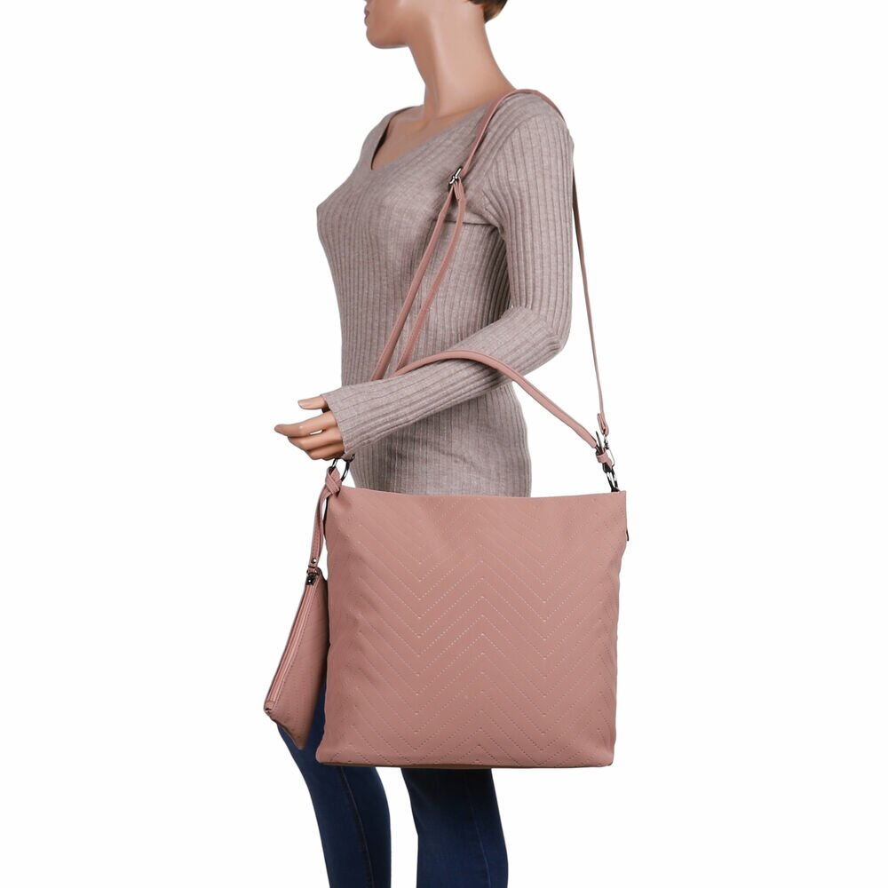 Damen Schultertasche - Duo Rosa Rose